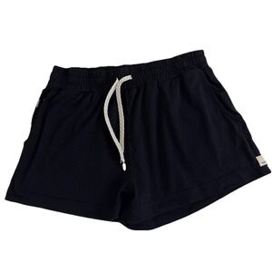 Vuori Halo Performance Short Womens Medium 2" Inseam Black Athleisure Workout